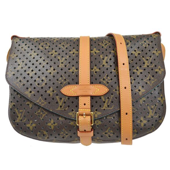 Louis Vuitton Handbags - AUTHENTIC LOUIS VUITTON SAUMUR 30 SHOULDER BAG MONOGRAM PERFORATED